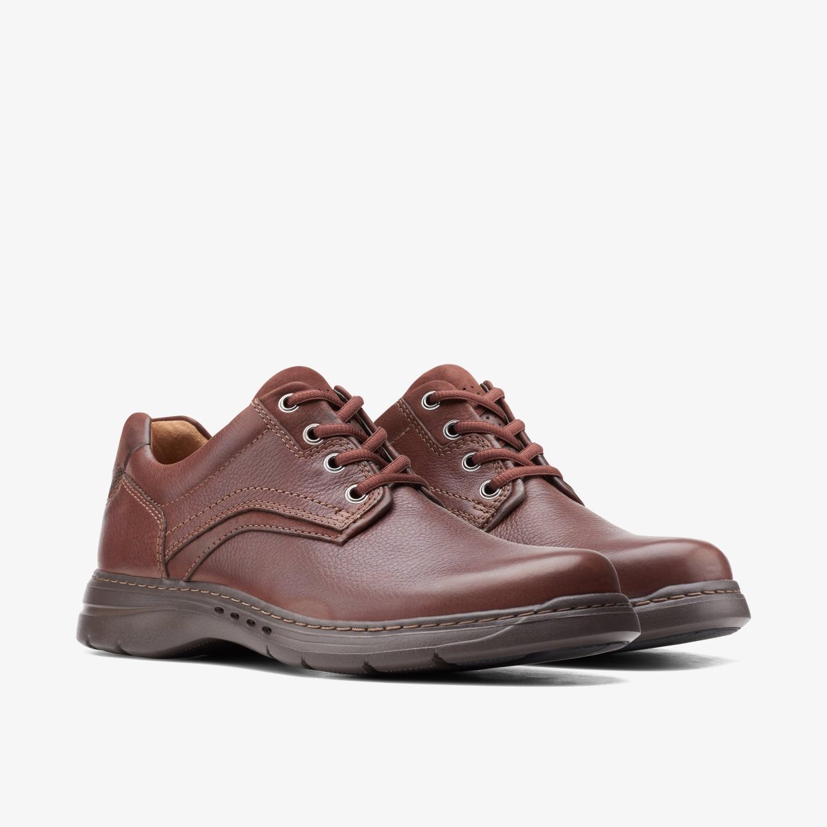 Homme Chaussure Habillée Clarks Brawley Pace Mahogany Leather Mahogany - GPD-68767878