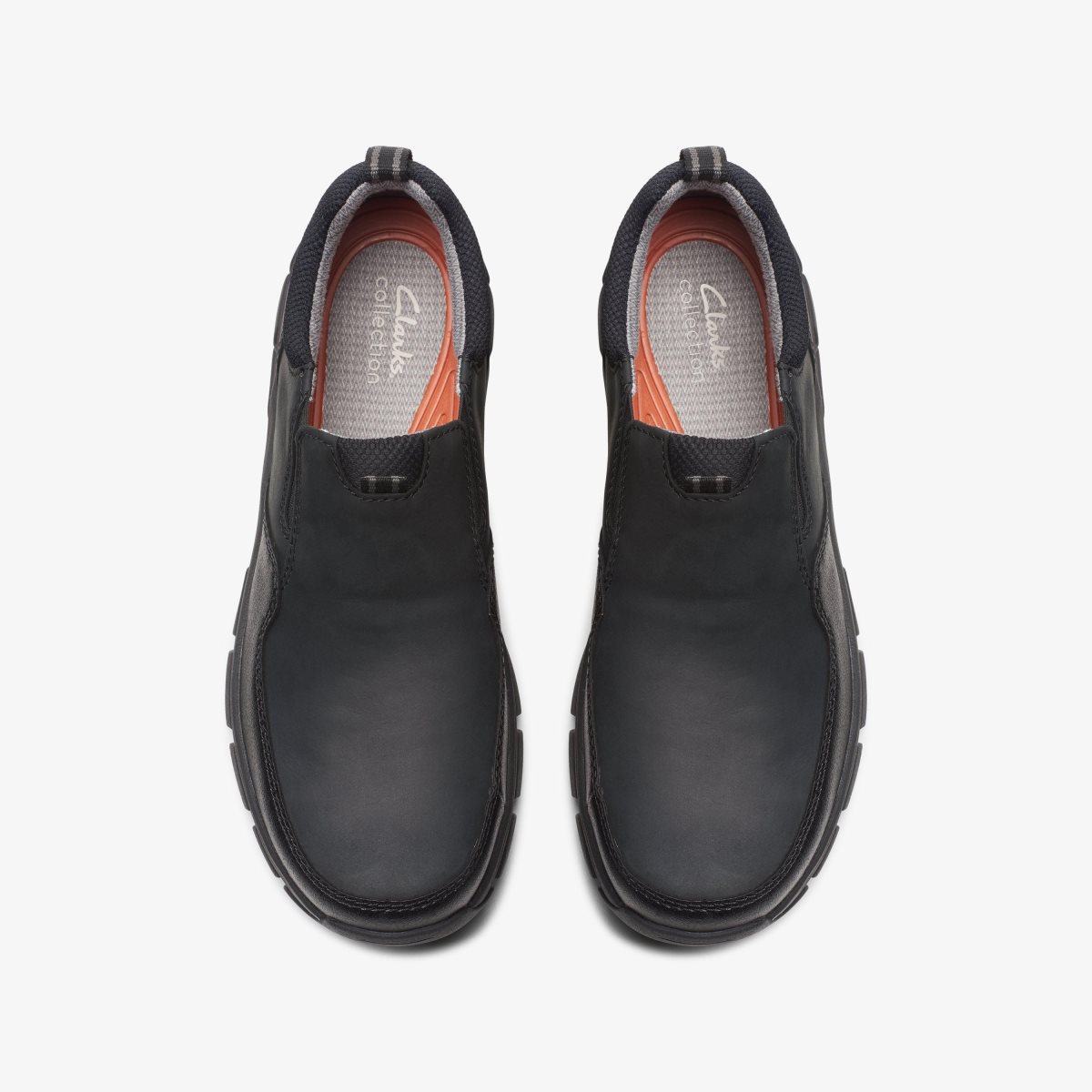 Homme Slip On & Loafers Clarks Walpath Step Black Leather Noir - YBB-97601998