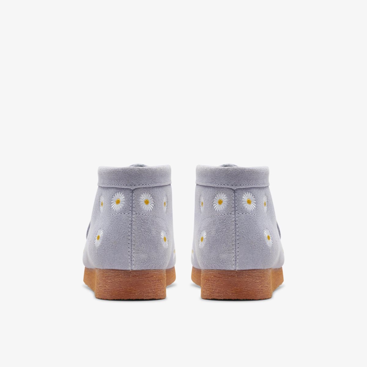 Enfant Chaussures Originales Clarks Wallabee Boot Older Cloud Grey Grise - UDV-44482085