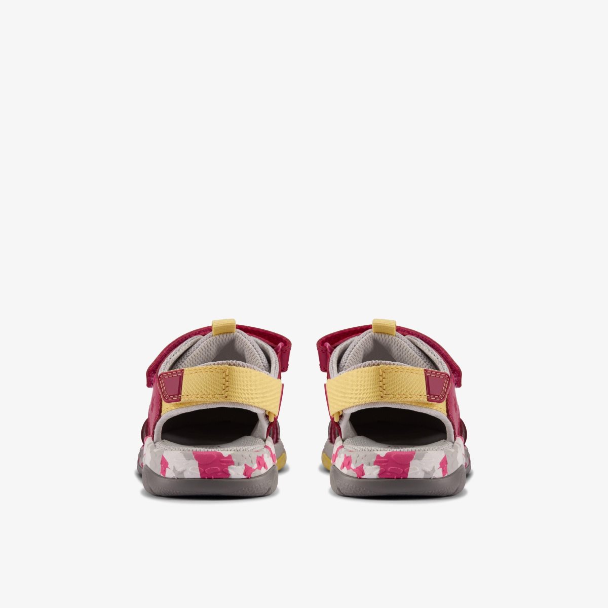 Enfant Sandale Clarks Steggy Roar Kid Pink Combination Rose - CSO-95323177