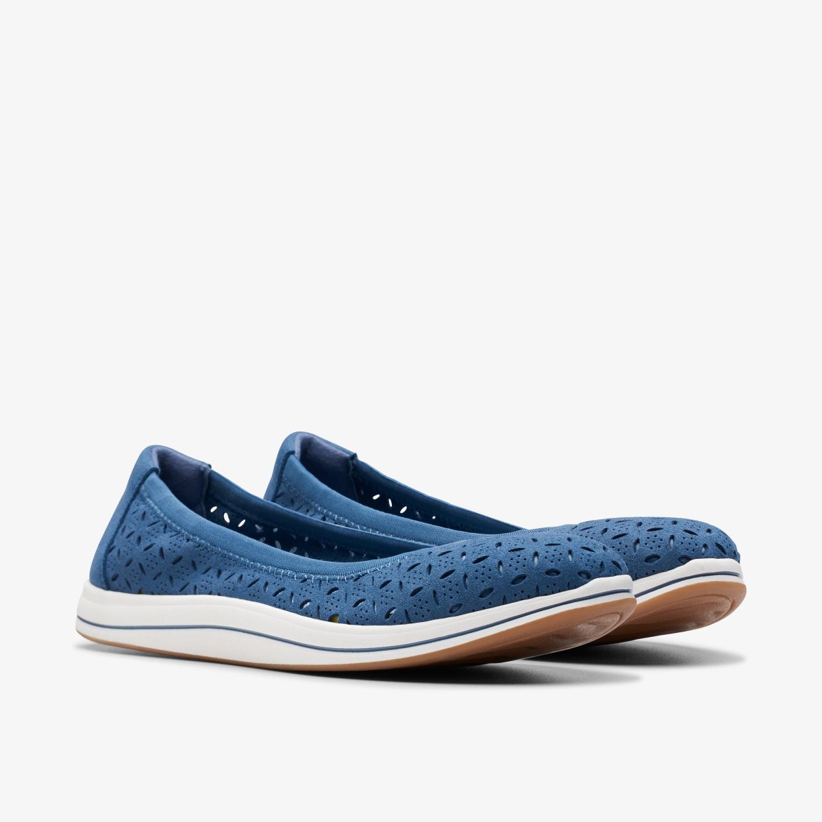 Femme Mocassin Clarks Breeze Roam Blue Bleu - WNP-19082231