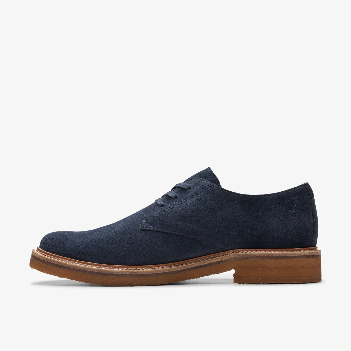 Homme Chaussure Habillée Clarks Clarkdale Derby Navy Suede Bleu Marine - PUZ-52593300