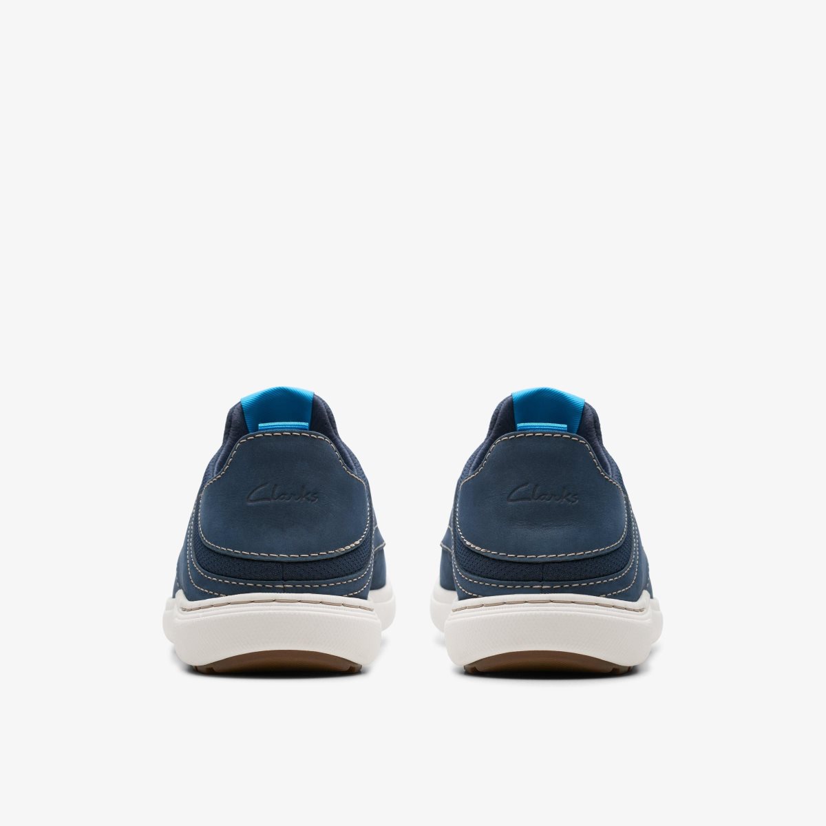 Homme Basket Clarks Mapstone Easy Navy Nubuck Bleu Marine - LPJ-55303278