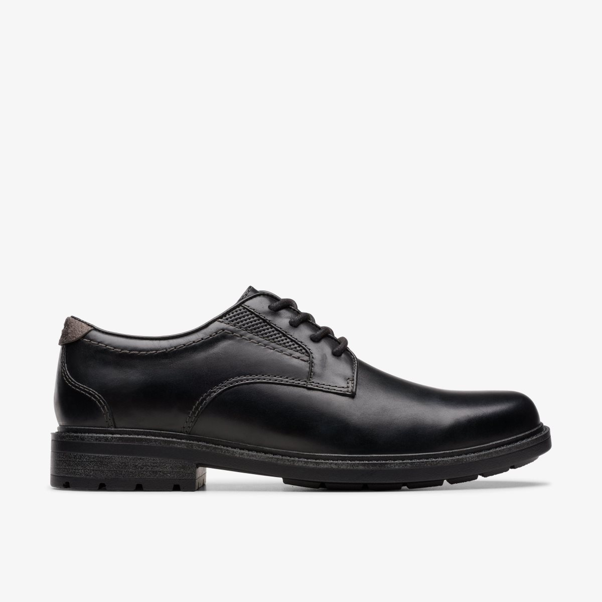 Homme Chaussure Habillée Clarks Un Shire Low Black Leather Noir - KLC-55808777