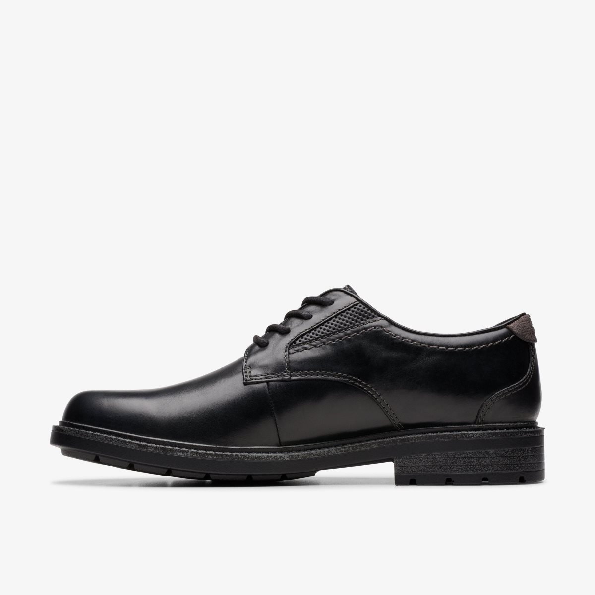 Homme Chaussure Habillée Clarks Un Shire Low Black Leather Noir - KLC-55808777