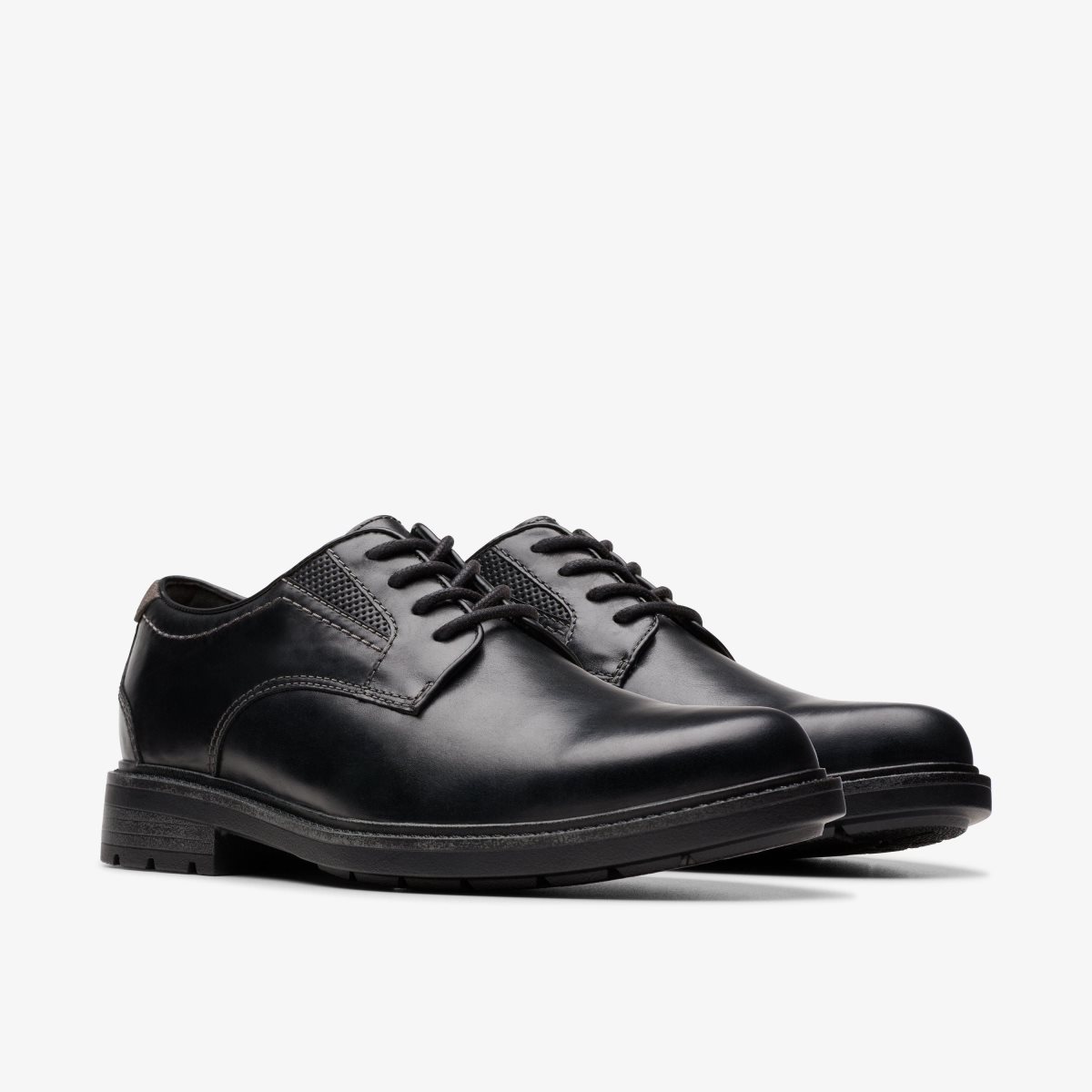 Homme Chaussure Habillée Clarks Un Shire Low Black Leather Noir - KLC-55808777