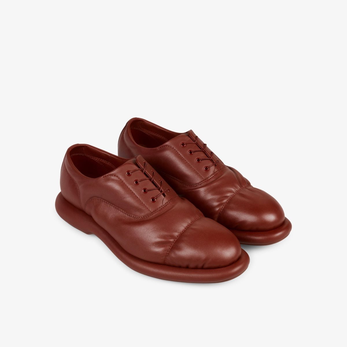 Homme Chaussure Habillée Clarks Martine Rose Mens Oxford 1 Oxblood Leather Bordeaux - NKY-52857641