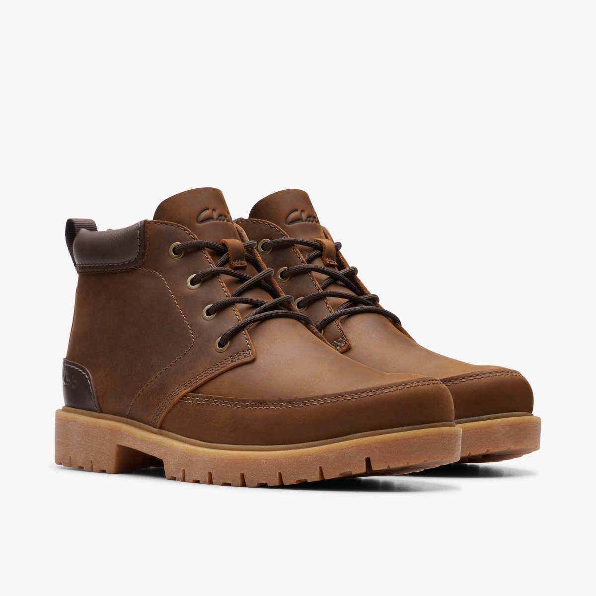 Homme Botte Clarks Rossdale Mid Beeswax Leather Beeswax - HTI-27747576