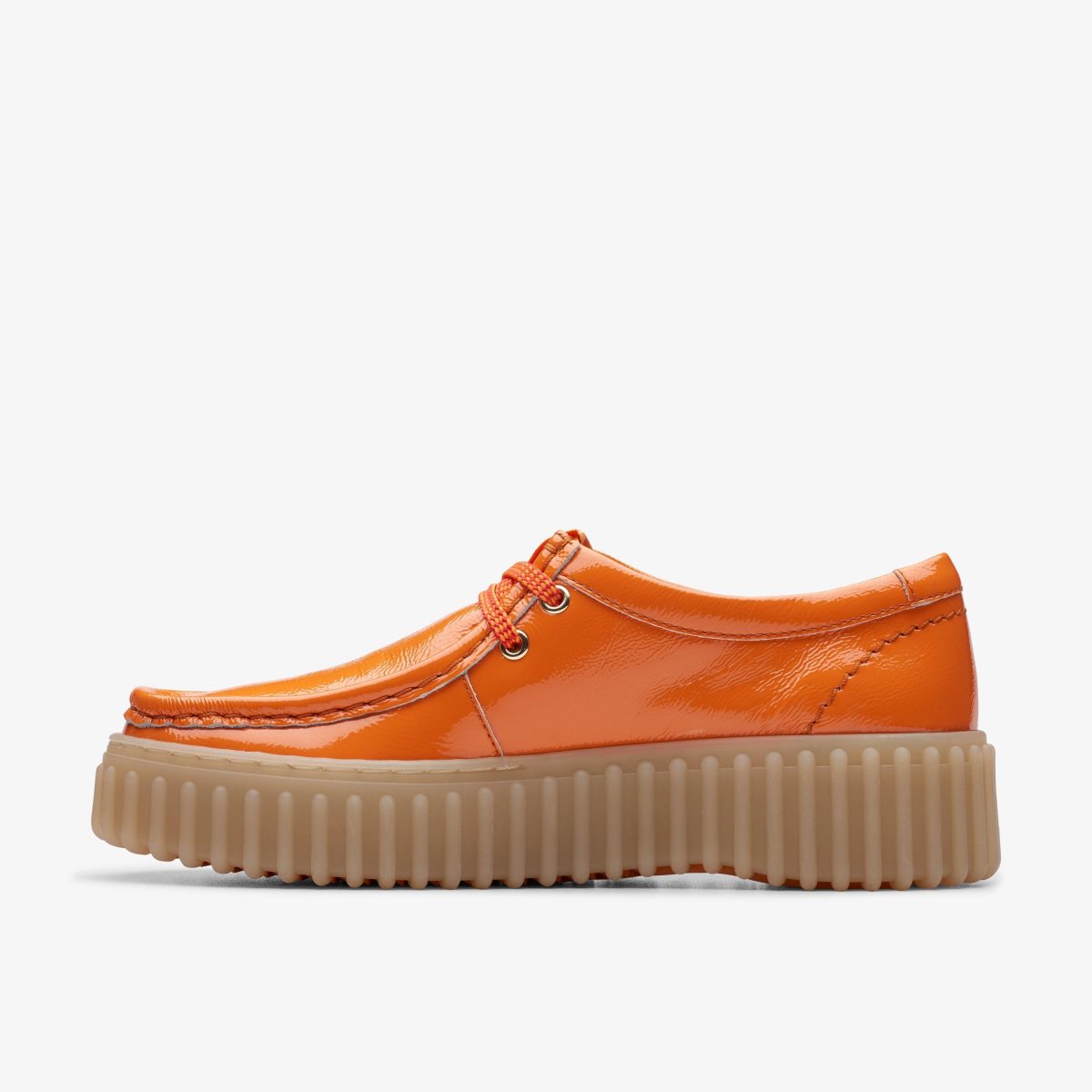 Femme Chaussures Plateforme Clarks Torhill Bee Orange Patent Orange - NRU-99145645