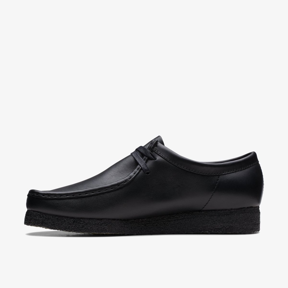 Homme Wallabees Clarks Wallabee Black Leather undefined - ROV-05812202