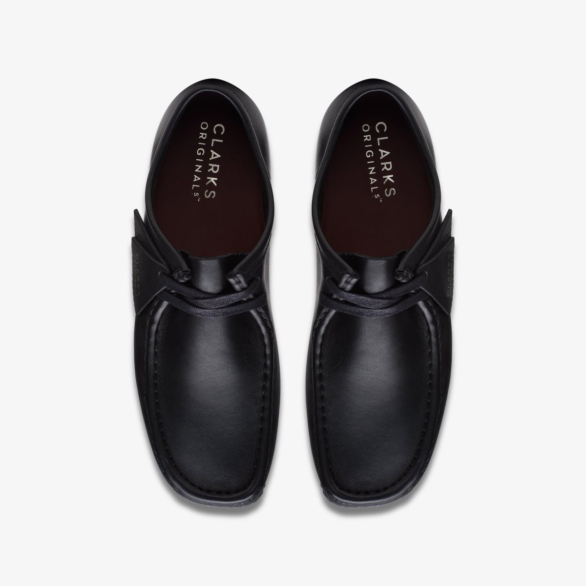 Homme Wallabees Clarks Wallabee Black Leather undefined - ROV-05812202