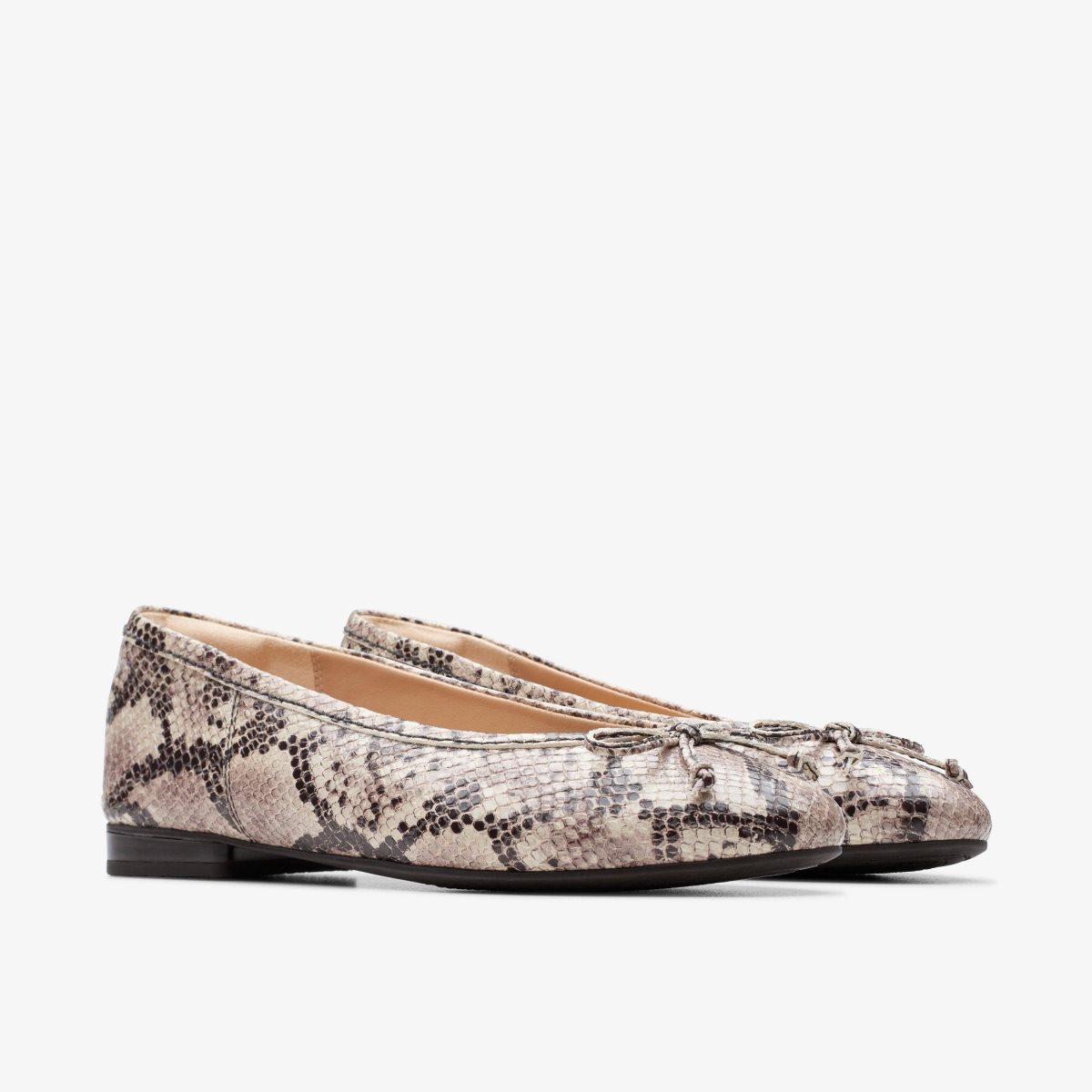 Femme Mocassin Clarks Fawna Lily Snake Print Serpent - KLM-67647146