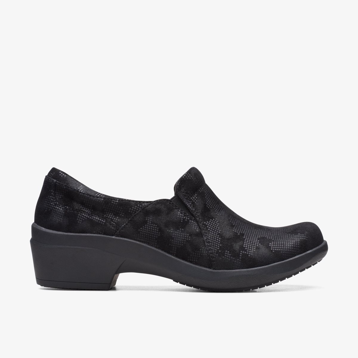 Femme Mocassin Clarks Talene Pace Black Interest Noir - EBQ-08054332