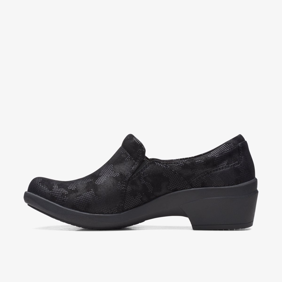 Femme Mocassin Clarks Talene Pace Black Interest Noir - EBQ-08054332