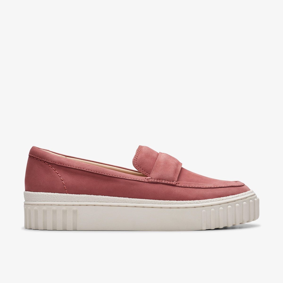 Femme Mocassin Clarks Mayhill Cove Dusty Rose Nubuck Rose - ZXT-74174580