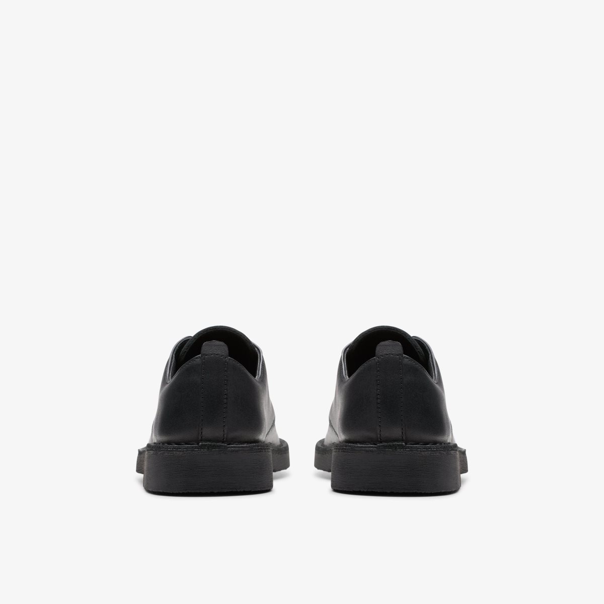 Enfant Chaussures Originales Clarks Desert London Older Black Noir - ZQT-33711558