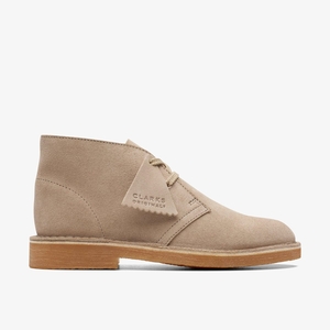 Enfant Chaussures Originales Clarks Desert Boot Older Sand Marron - LMG-07691618