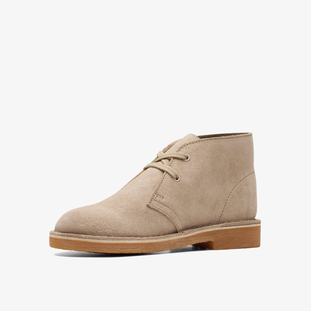 Enfant Chaussures Originales Clarks Desert Boot Older Sand Marron - LMG-07691618