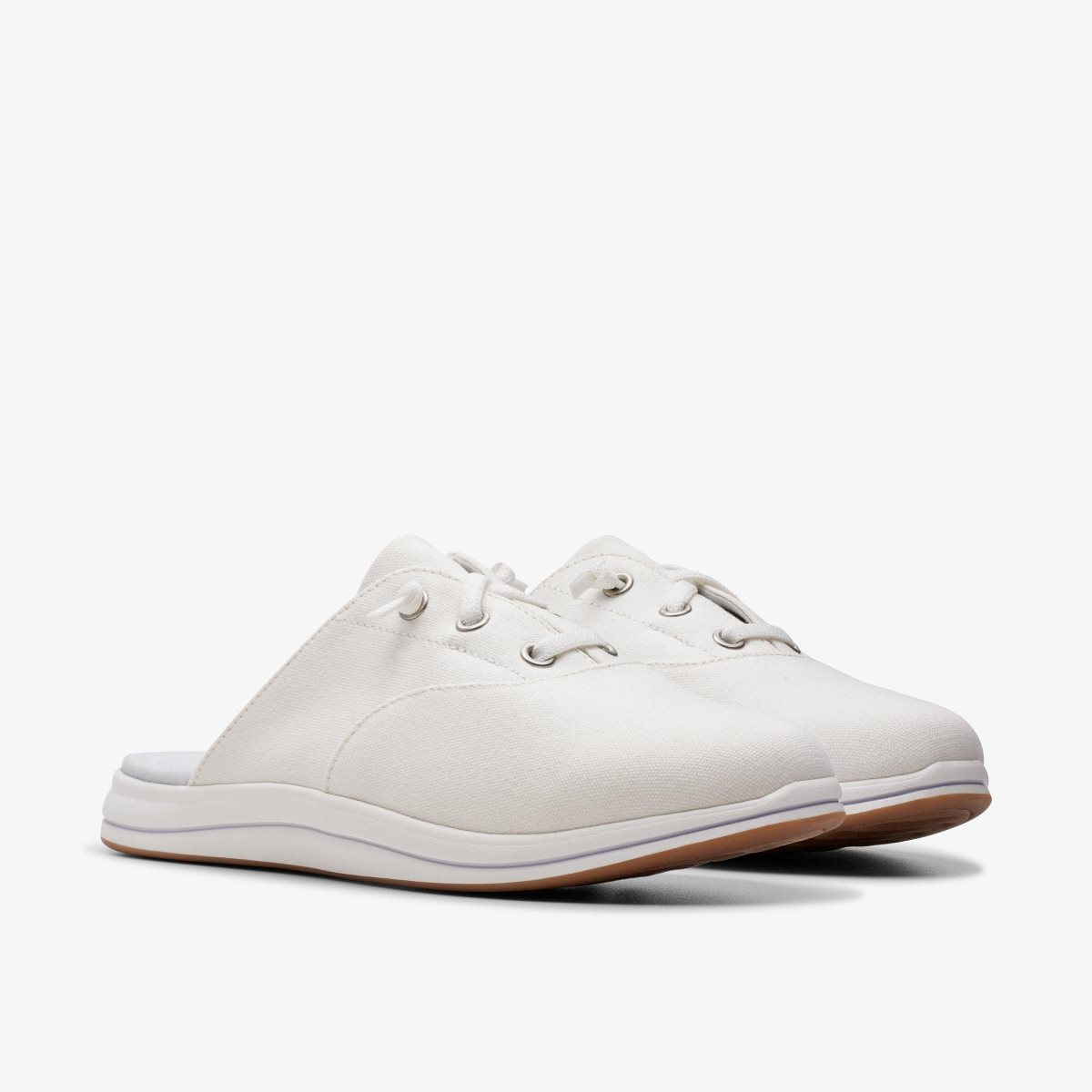 Femme Mocassin Clarks Breeze Clara White Blanche - QCU-80106132