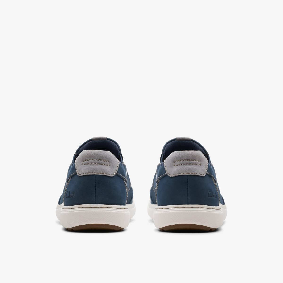 Homme Basket Clarks Mapstone Step Navy Nubuck Bleu Marine - BZR-92242173