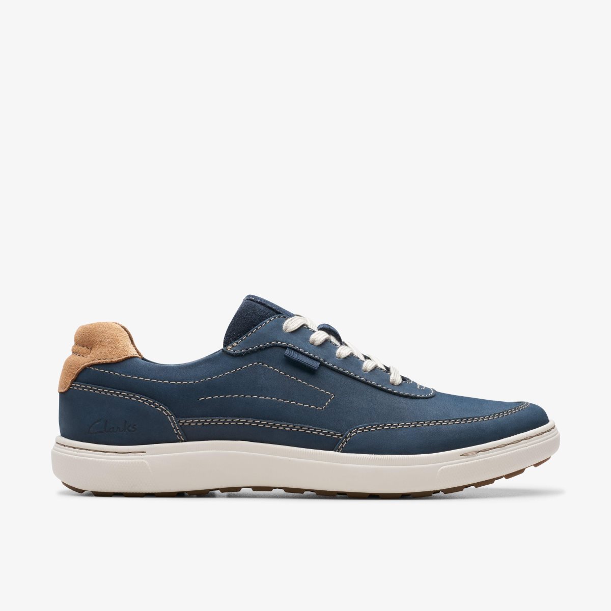 Homme Basket Clarks Mapstone Trail Navy Nubuck Bleu Marine - FGF-79939756