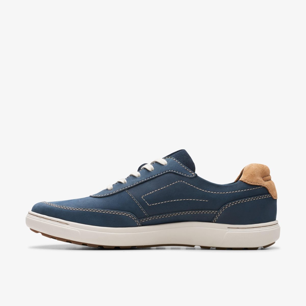 Homme Basket Clarks Mapstone Trail Navy Nubuck Bleu Marine - FGF-79939756