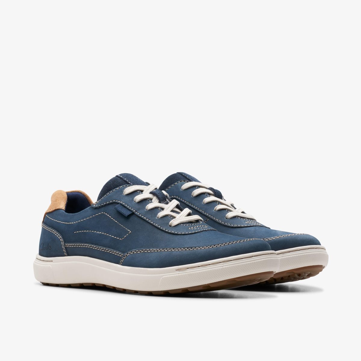 Homme Basket Clarks Mapstone Trail Navy Nubuck Bleu Marine - FGF-79939756