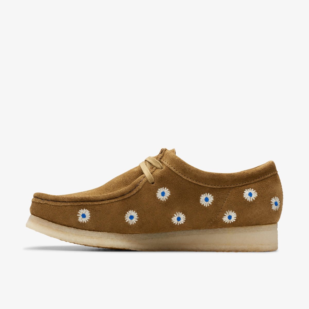 Homme Wallabees Clarks Wallabee Dark Olive Embroidery Vert Olive Foncé - SII-96889670