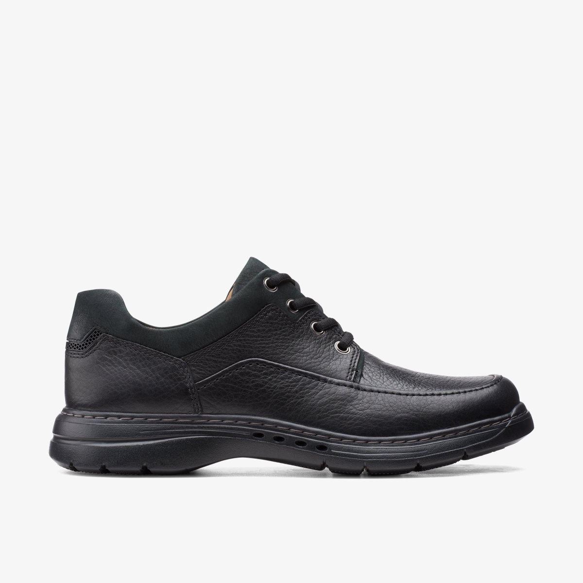 Homme Chaussure Habillée Clarks Un Brawley Lace Black Leather Noir - BKK-36533964