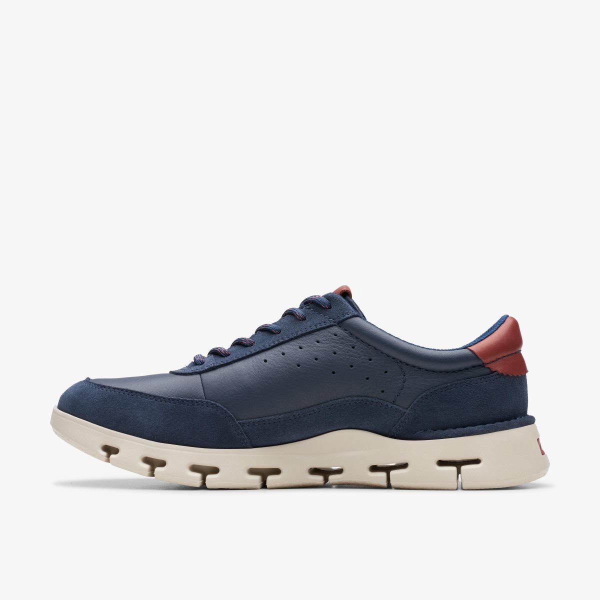 Homme Basket Clarks Nature X One Navy Leather Bleu Marine - LKS-51310959