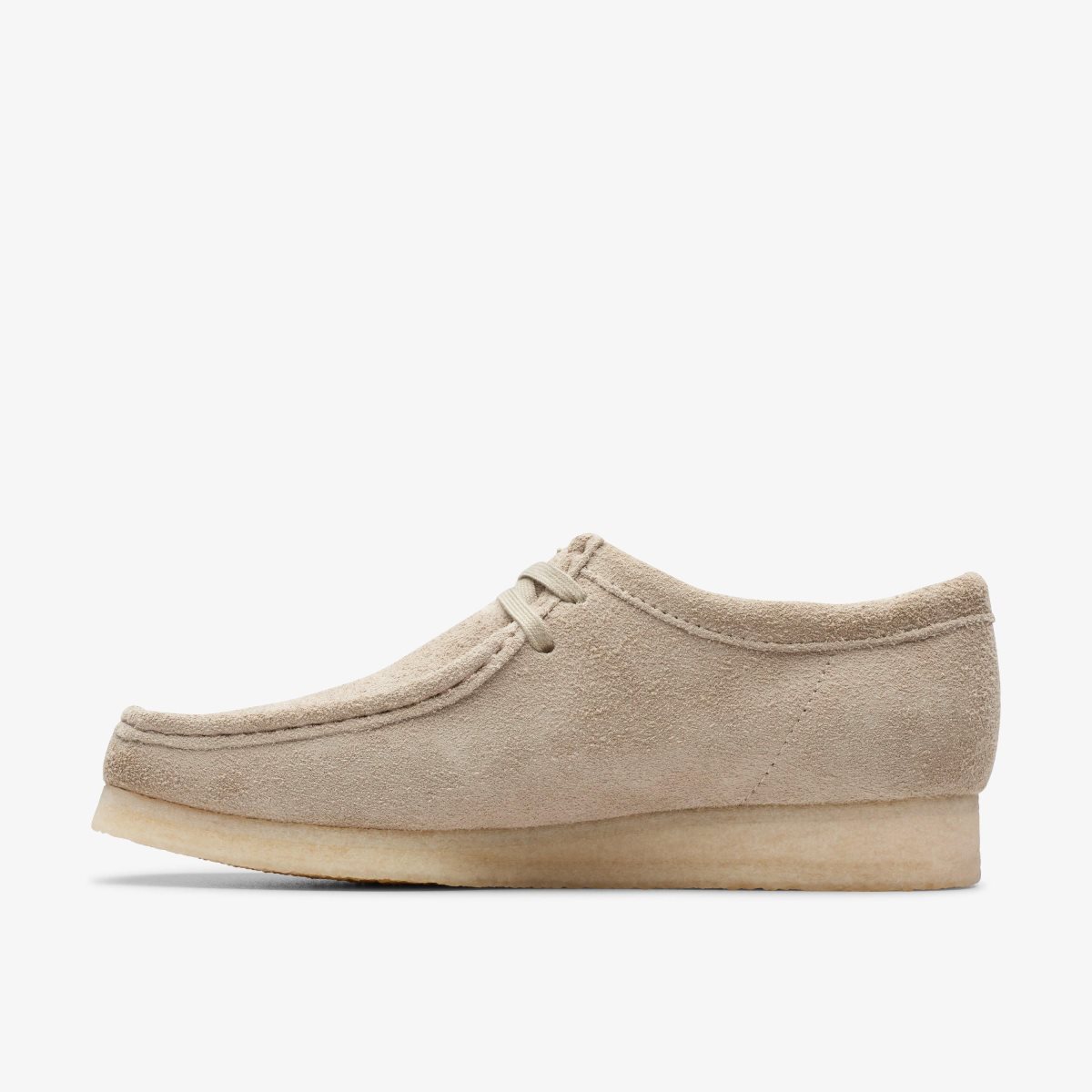 Homme Wallabees Clarks Wallabee Pale Grey Suede Grise - VZI-49772441