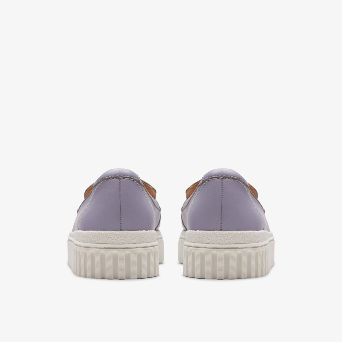 Femme Mocassin Clarks Mayhill Cove Lilac Leather Violette - QDF-80697657