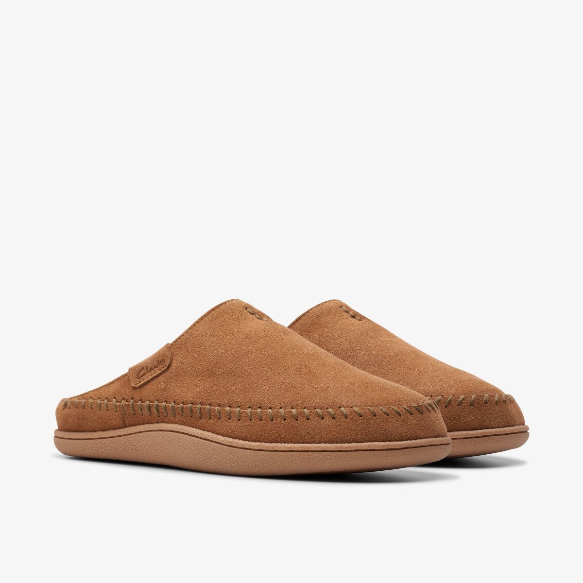 Homme Chausson Clarks Frien Wall Tan Marron - HXE-09047507