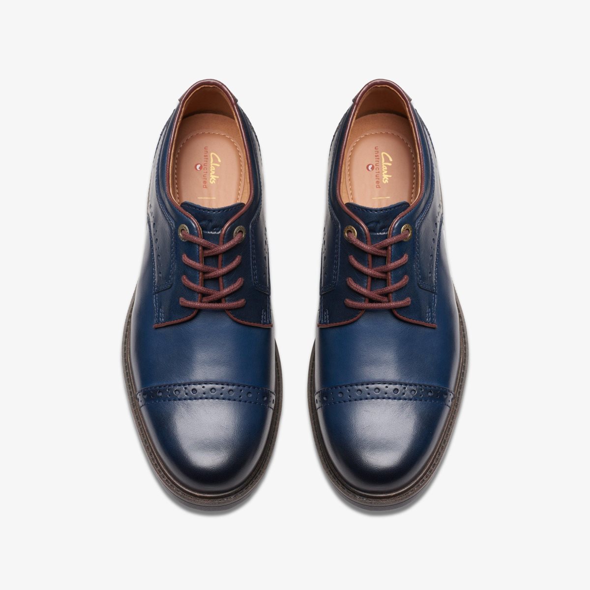 Homme Chaussure Habillée Clarks Un Shire Vibe Navy Combination Bleu Marine - KIZ-69171014