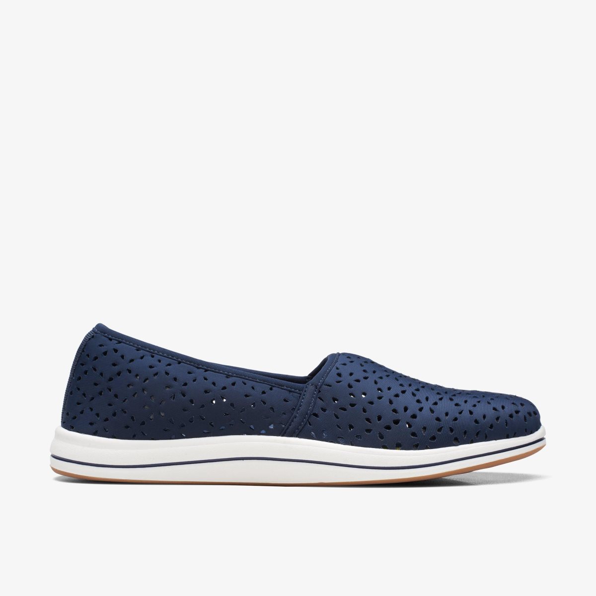 Femme Mocassin Clarks Breeze Emily Navy Bleu Marine - JCD-88516940