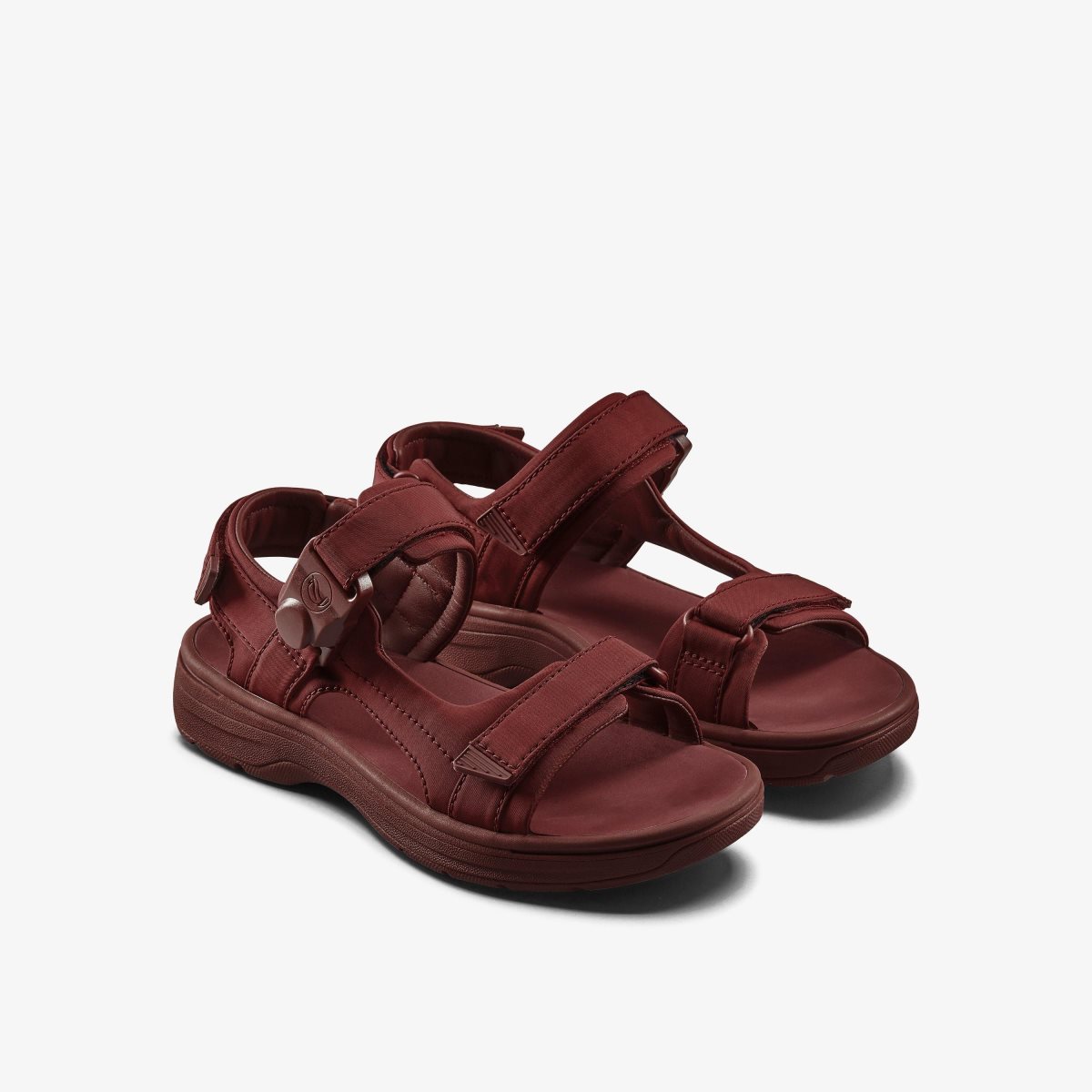 Homme Sandale Clarks Martine Rose Mens Sandal 2 Oxblood Textile Bordeaux - QAE-69995689