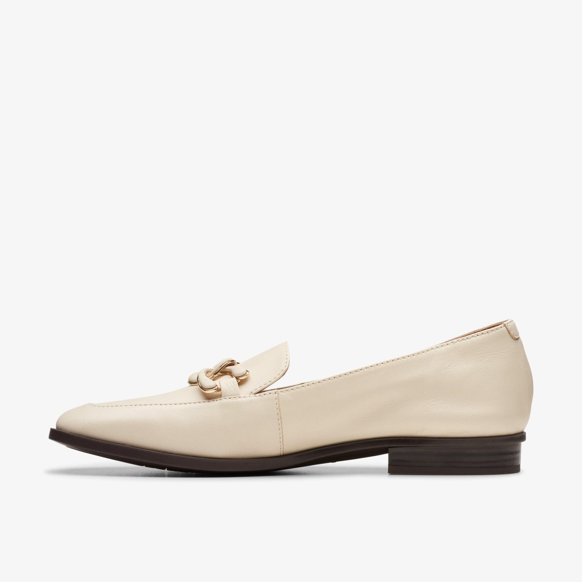 Femme Mocassin Clarks Sarafyna Rae Ivory Leather Blanche - XDS-76619210