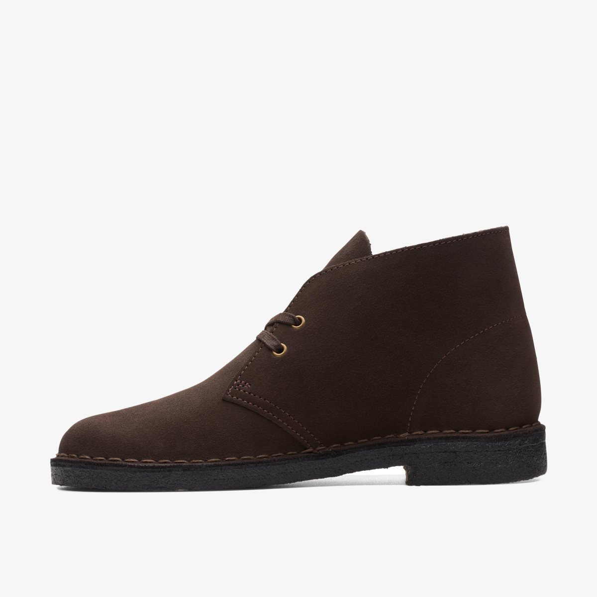 Homme Chaussure Habillée Clarks Desert Boot Brown Suede Marron - GUD-03958306