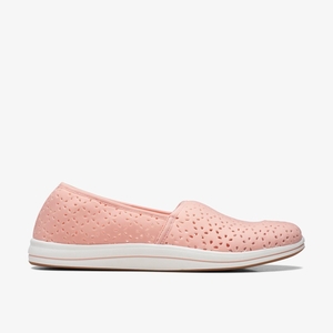 Femme Mocassin Clarks Breeze Emily Peach Corail - ZDF-50738481