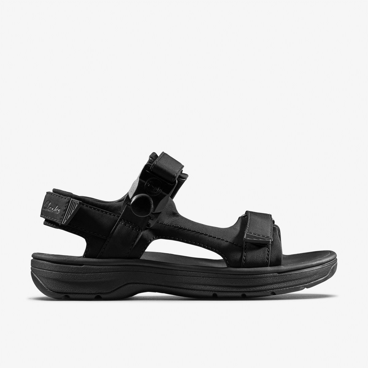 Homme Sandale Clarks Martine Rose Mens Sandal 2 Black Textile Noir - NYG-53669568