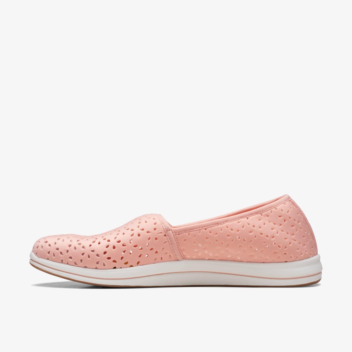 Femme Mocassin Clarks Breeze Emily Peach Corail - ZDF-50738481