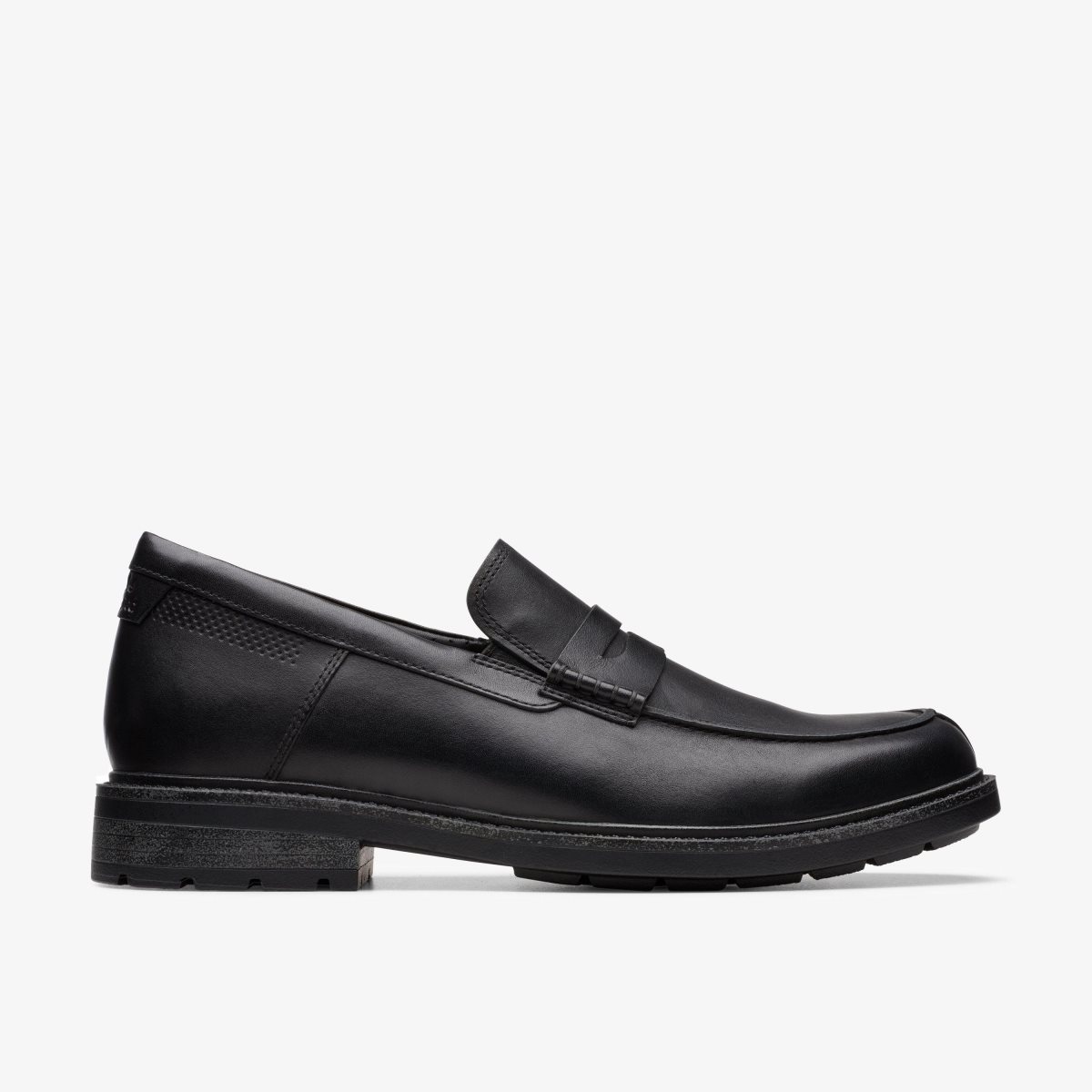 Homme Chaussure Habillée Clarks Un Shire Step Black Leather Noir - WJK-92042253