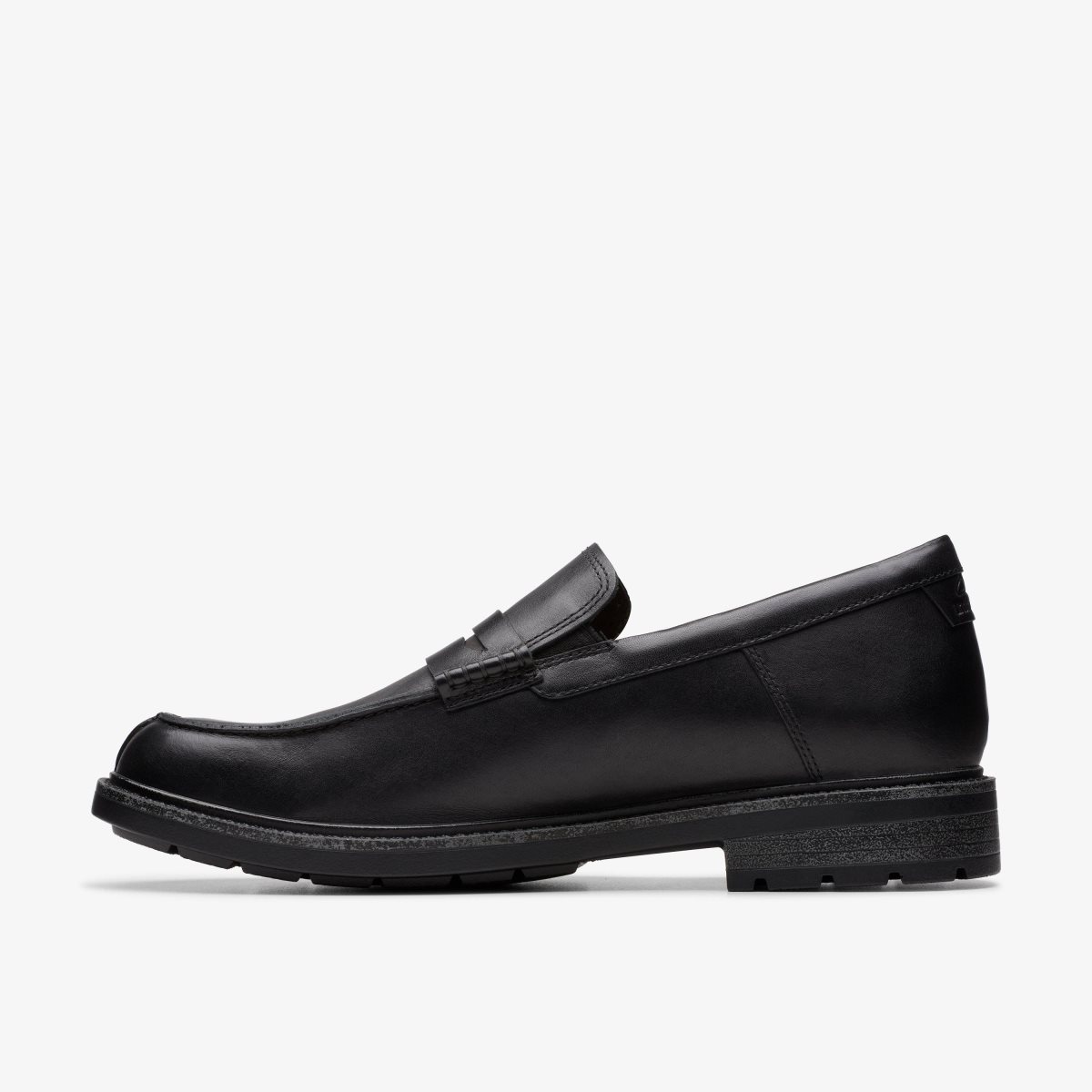 Homme Chaussure Habillée Clarks Un Shire Step Black Leather Noir - WJK-92042253