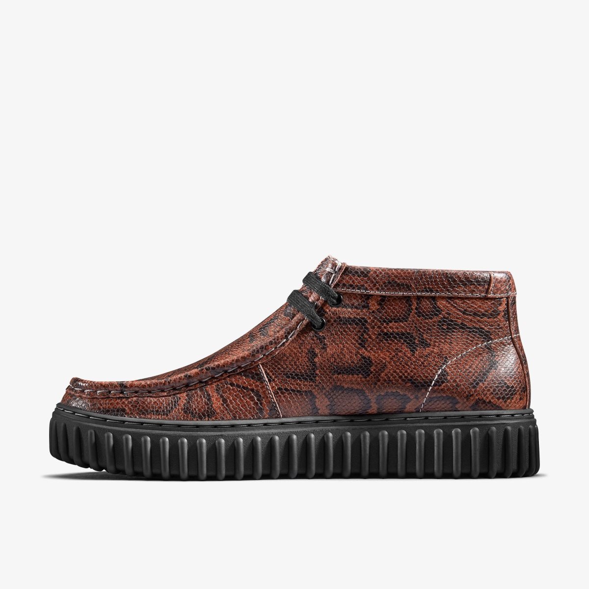 Homme Botte Clarks Martine Rose Torhill Hi Brown Snake Marron Serpent - FHF-71856814