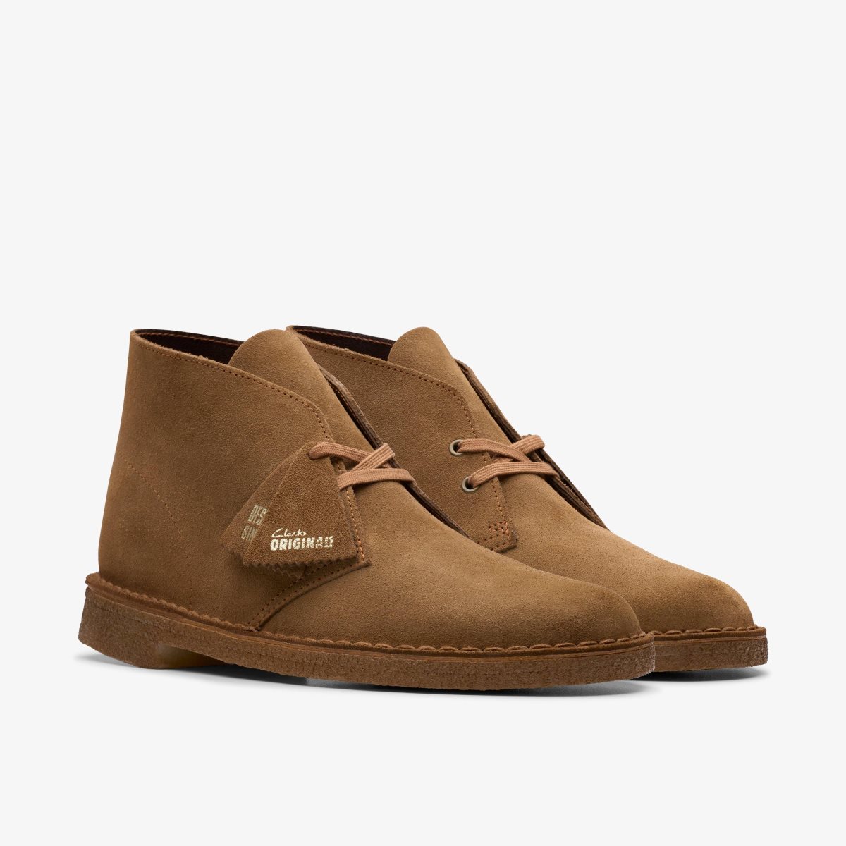 Homme Chaussure Habillée Clarks Desert Boot Cola Suede Cola - NNW-55472283