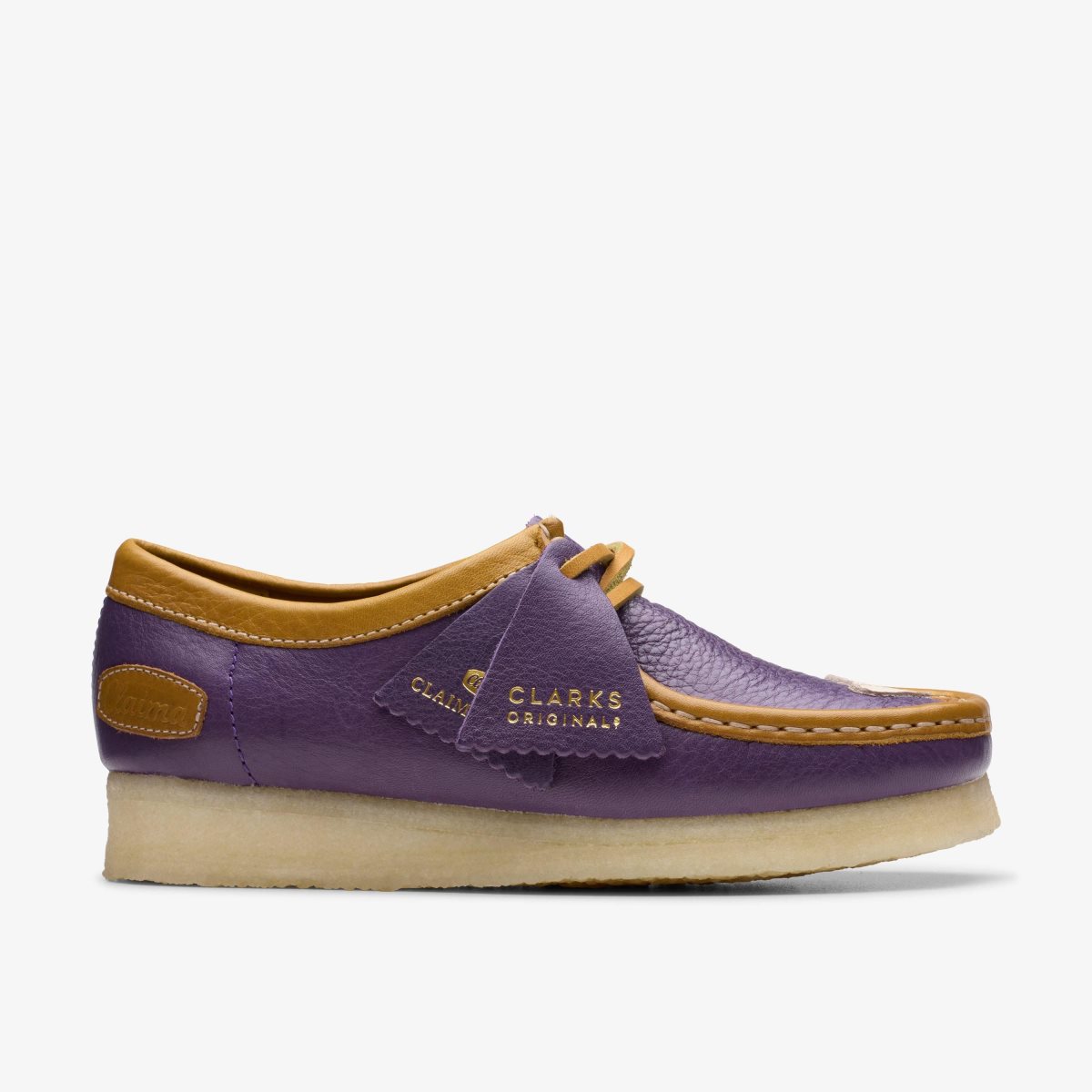 Homme Wallabees Clarks Wallabee X Claima Purple Combination Violette - KYL-25050426