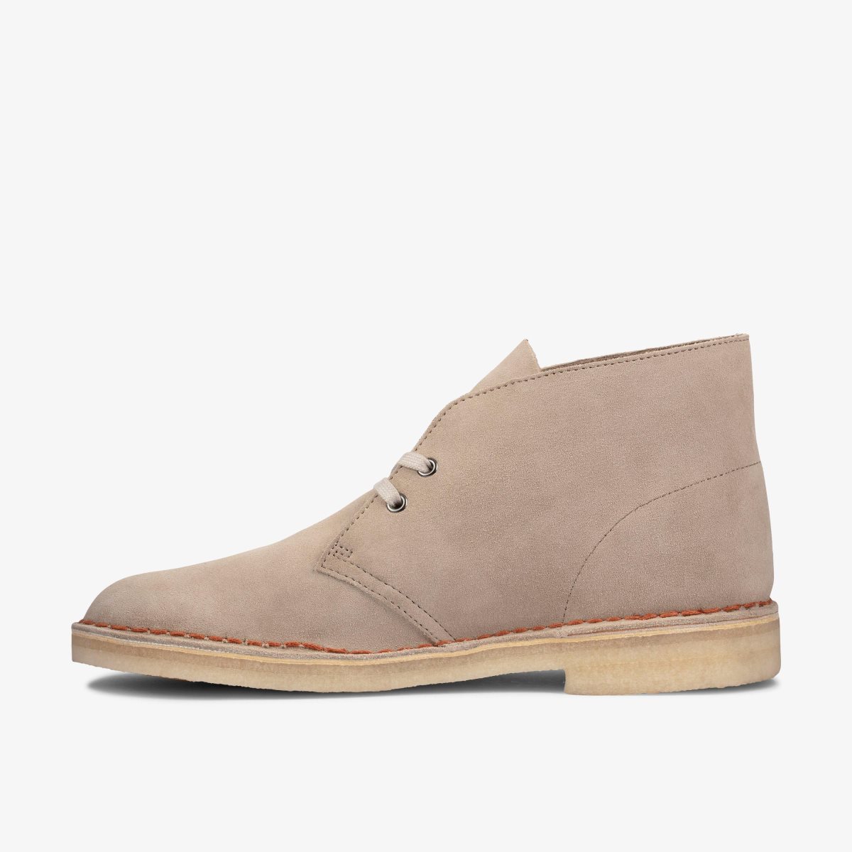 Homme Chaussure Habillée Clarks Desert Boot Sand Suede Marron - TYM-08111216