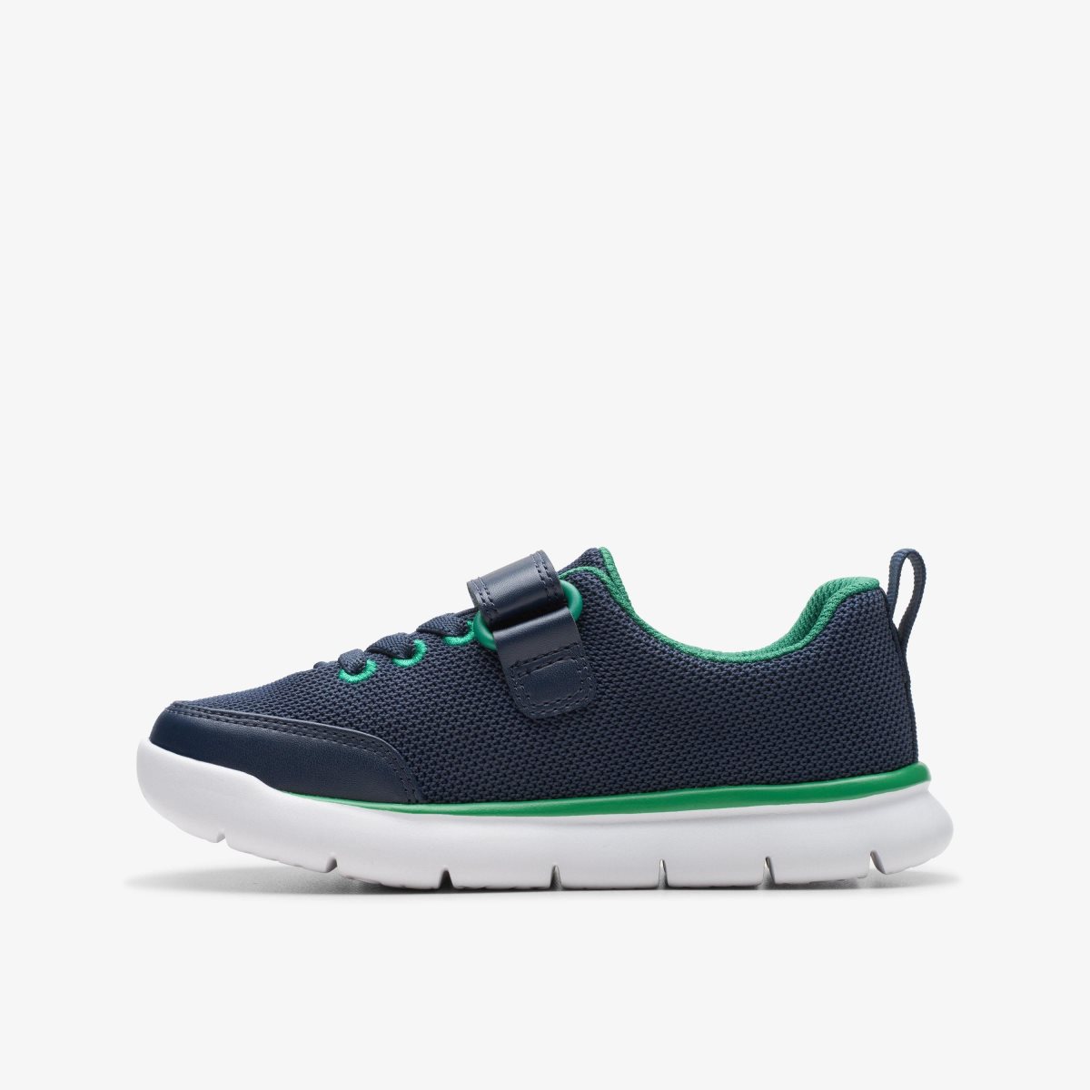 Enfant Basket Clarks Hoop Run Kid Navy Synthetic Bleu Marine - QND-06504177