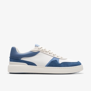 Homme Basket Clarks Court Lite Race Blue Combination Bleu - NXM-56701569