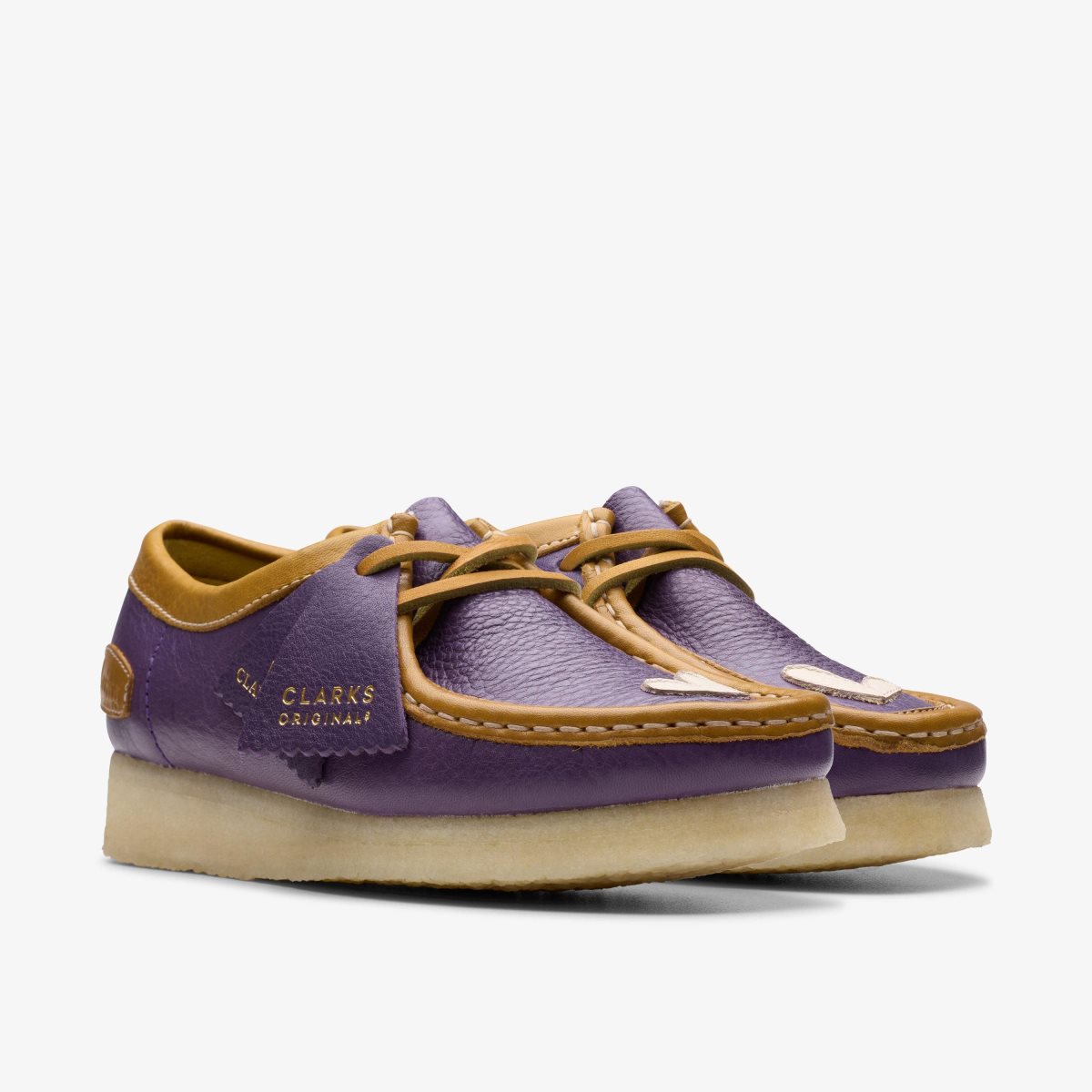 Homme Wallabees Clarks Wallabee X Claima Purple Combination Violette - KYL-25050426